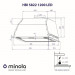 Витяжка MINOLA HBI 5822 WH 1200 LED