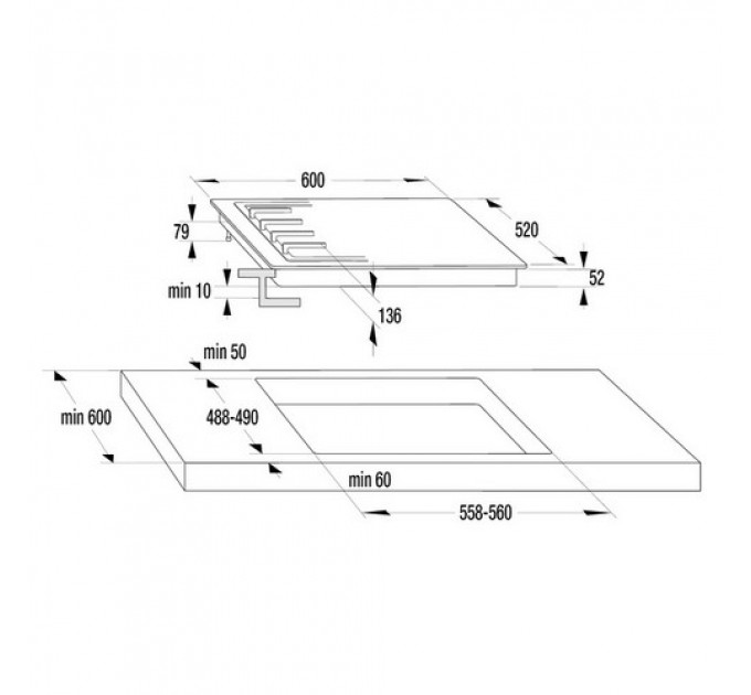 Варильна панель GORENJE GTW641 W