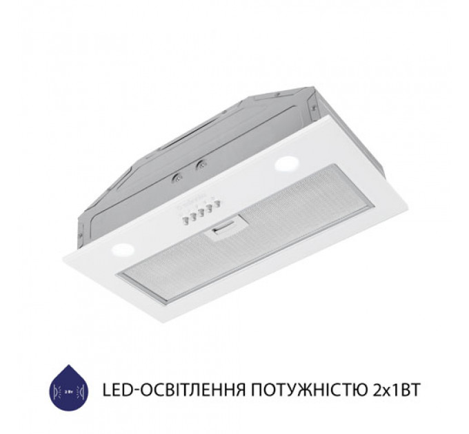 Витяжка MINOLA HBI 5262 WH GLASS 700 LED