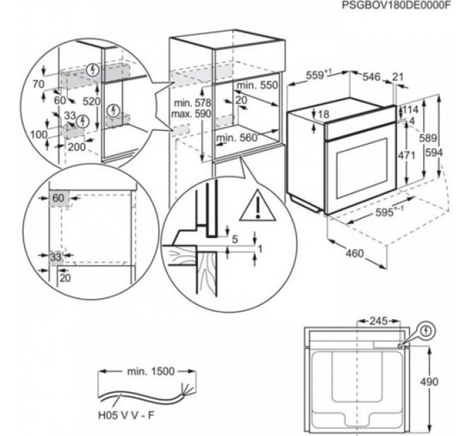 Духова шафа ELECTROLUX KODEC75X