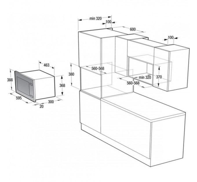 Мікрохвильова піч GORENJE BM171E2XG