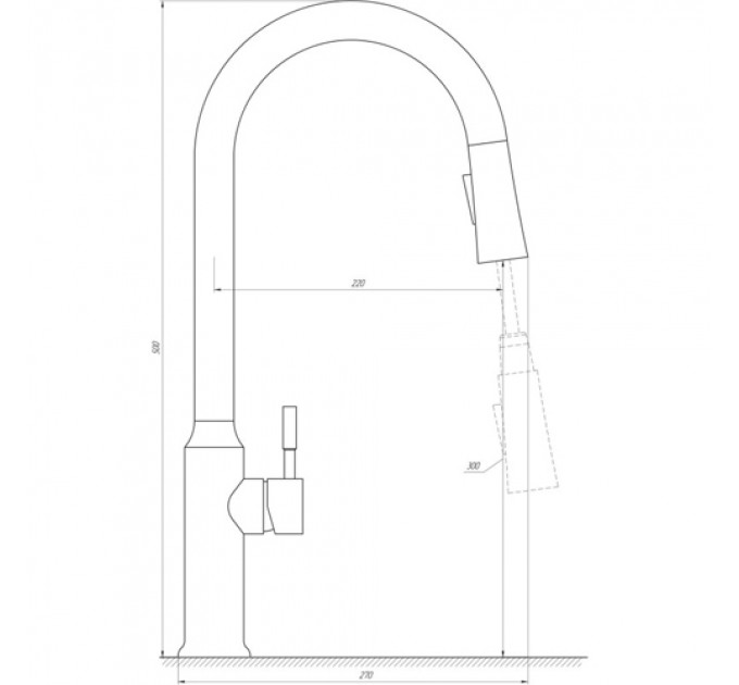 Кухонний змішувач GLOBUSLUX ALPEN SBT1-2033-GP