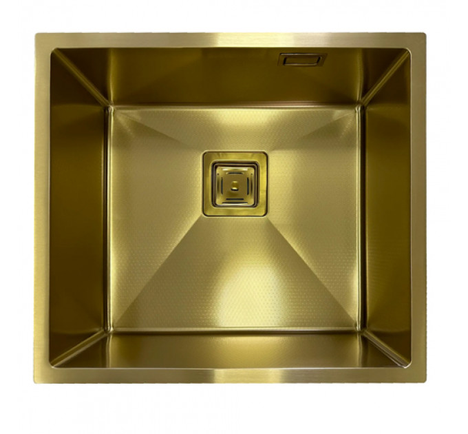 Кухонна мийка FABIANO Quadro 49 Celldecor Nano Gold