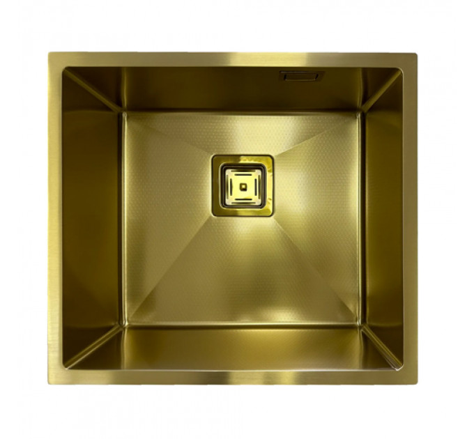 Кухонна мийка FABIANO Quadro 49 Celldecor Nano Gold