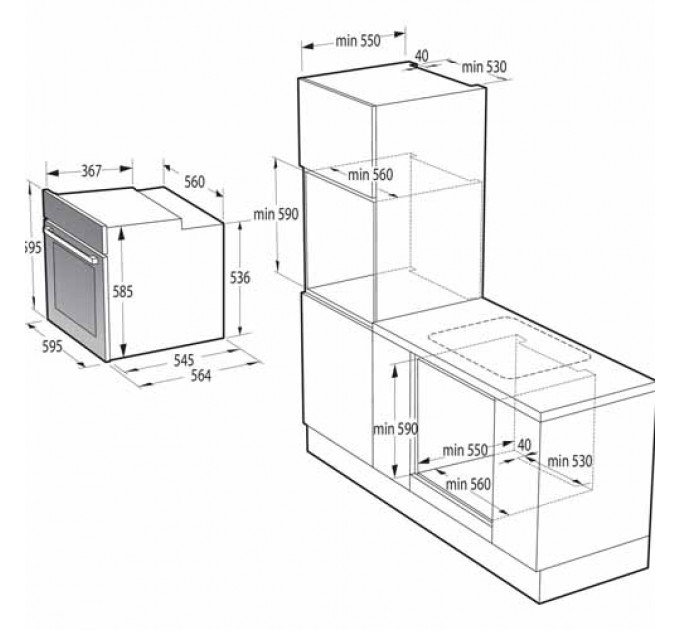 Духова шафа GORENJE BPSA6747A08BG