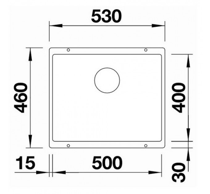 Кухонна мийка BLANCO SUBLINE 500-U (525995) Антрацит