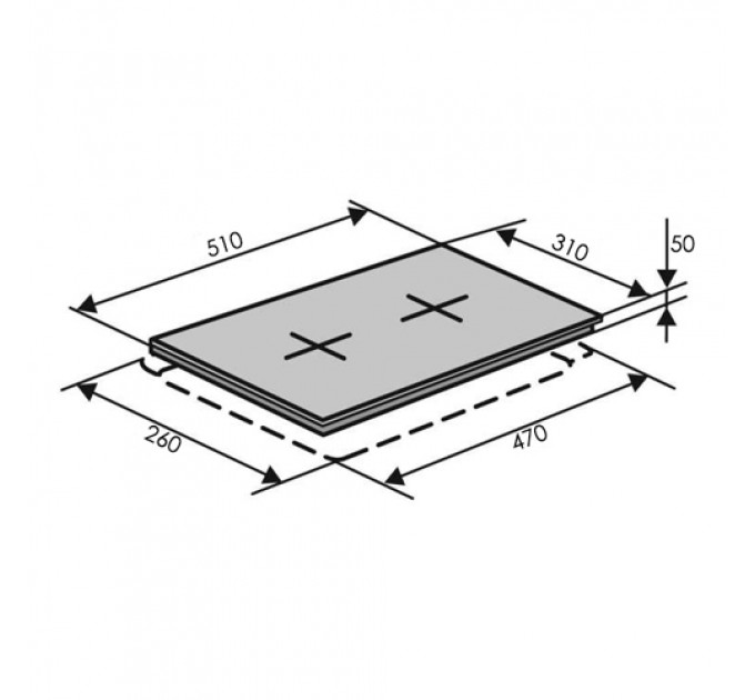 Варильна панель VENTOLUX HG320 CEST  (INOX) 7