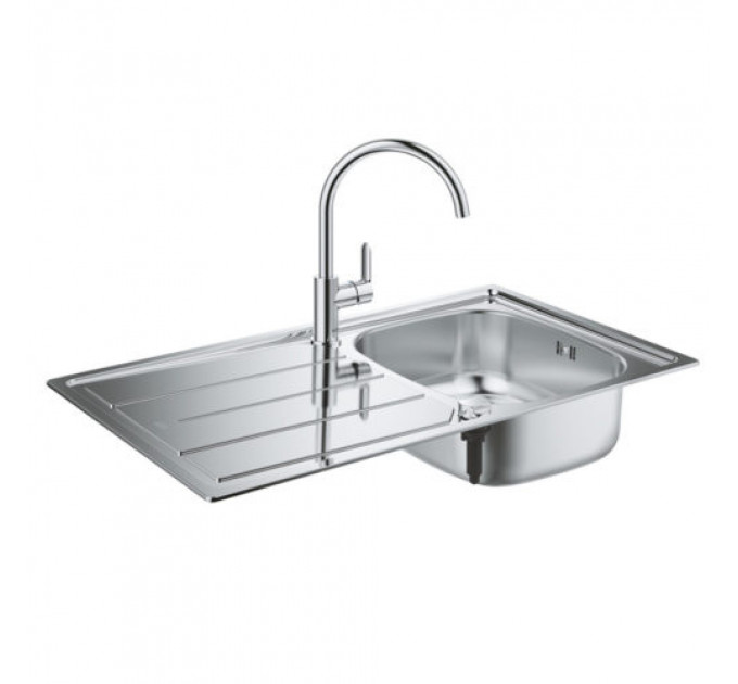 Кухонна мийка GROHE EX Sink 31562SD0+зміш.BauEdge 31367000