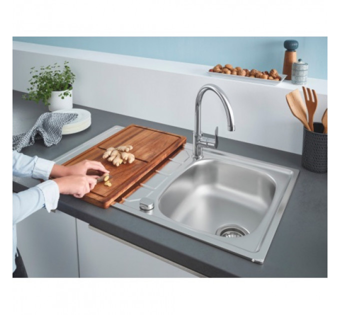 Кухонна мийка GROHE EX Sink 31562SD0+зміш.BauEdge 31367000