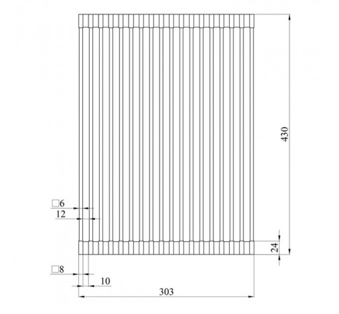 Сушарка для посуду Kroner KRP Matte-GRA4331-1