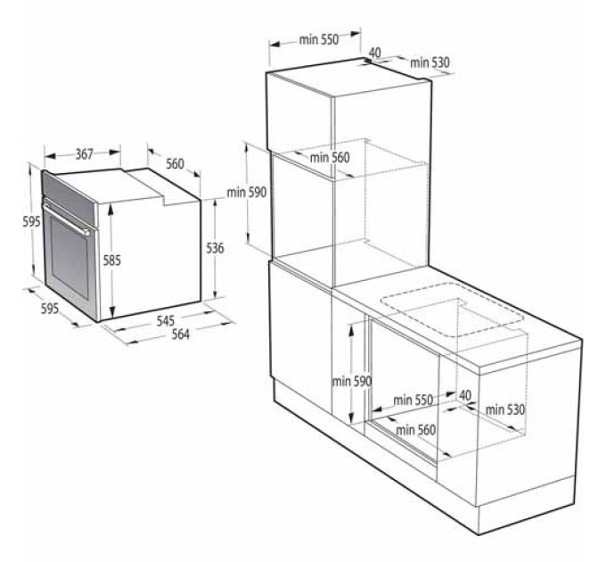 Духова шафа GORENJE BOS6737SYW