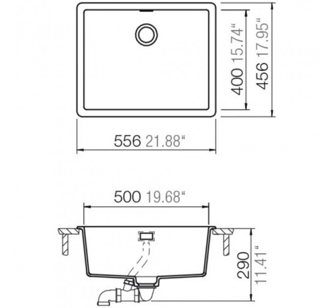 Кухонна мийка SCHOCK Brooklyn N-100L Croma