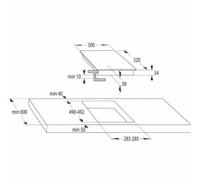 Варильна поверхня GORENJE GI3201BC 