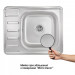 Кухонна мийка LIDZ 6350 Micro Decor 0.8