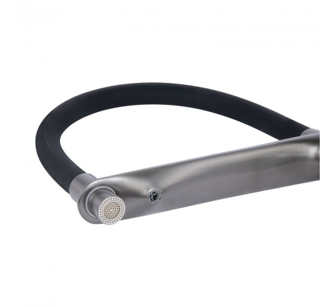 Кухонний змішувач Q-TAP Vlasta New QTVLA364GMB45649 Gunmetal Black PVD