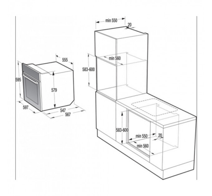 Духова шафа GORENJE BO758A23BG